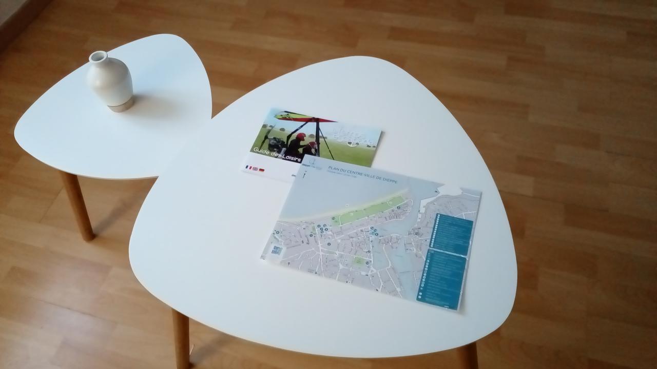Duplex Du Pollet Lägenhet Dieppe Exteriör bild